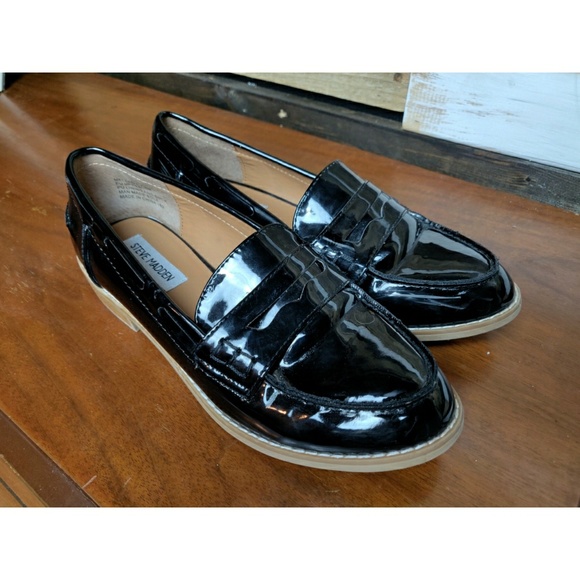 steve madden leather loafers